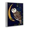 Stupell Industries Owl & Moon Forest Framed Giclee Wall Art Design by Michelle Ingari Designs